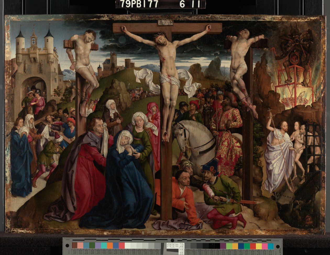 The Crucifixion av Dreux Budé Master