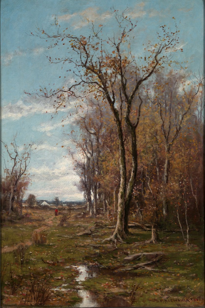 Höstlandskap av Du Bois Fenelon Hasbrouck