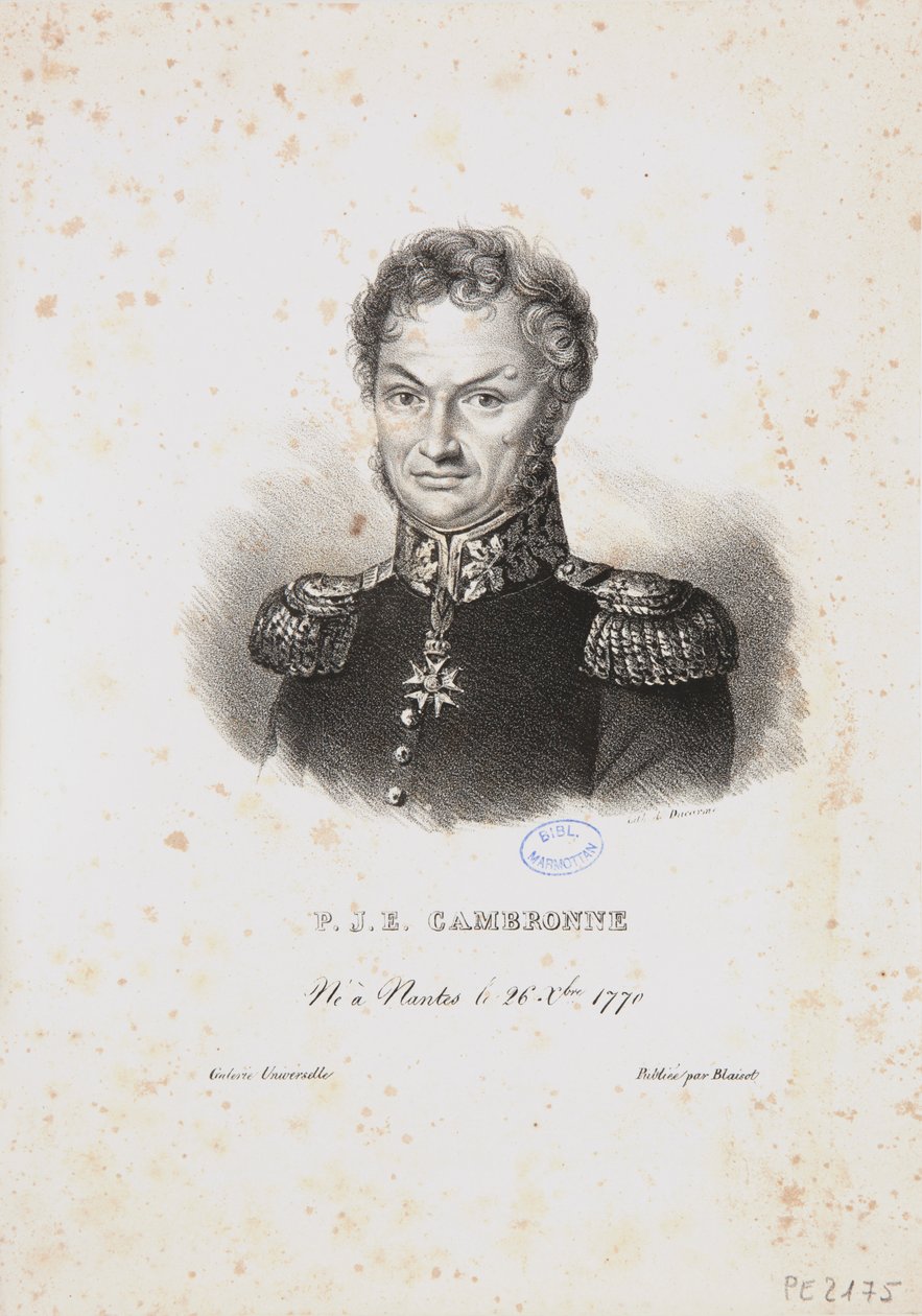 P.J.E. Cambronne, ca 1820 av Ducarme