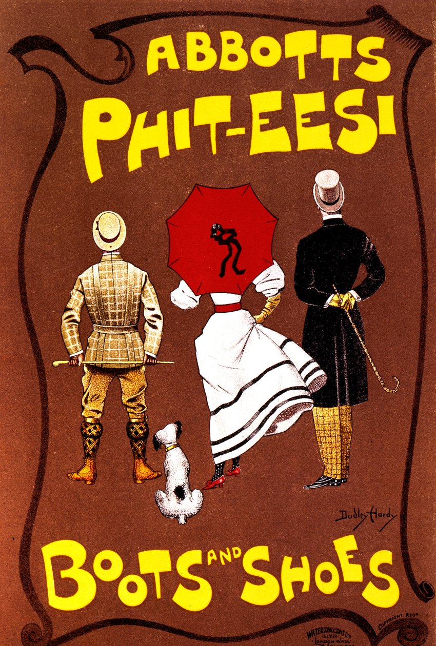 Abbotts Phit-Eesi stövlar och skor, c1887-1922 av Dudley Hardy