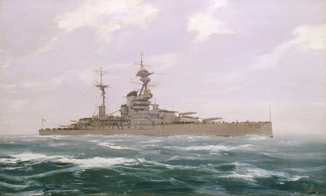 HMS Resolution, 1923 av Duff Tollemache