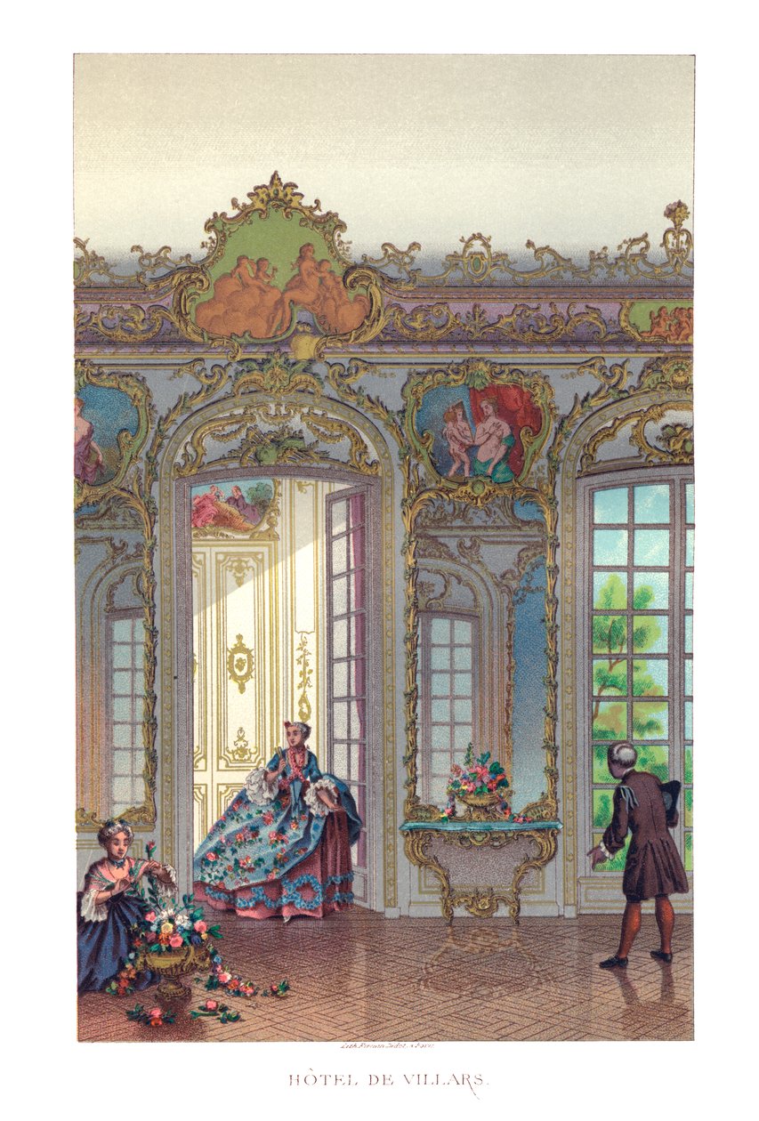 Hotel De Villars, 1885 av Durin