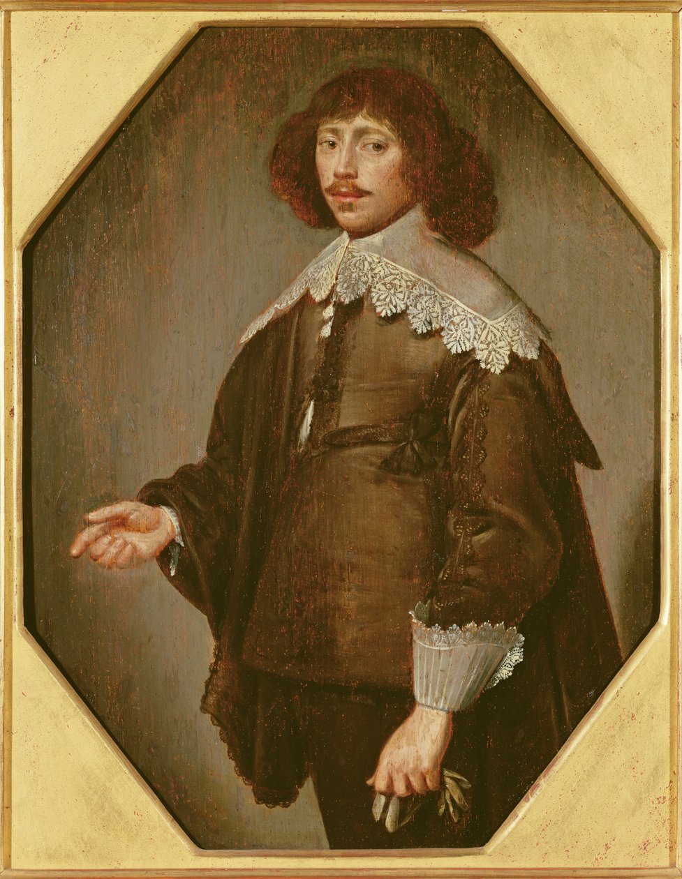 Porträtt av en man, ca 1640 av Dutch School