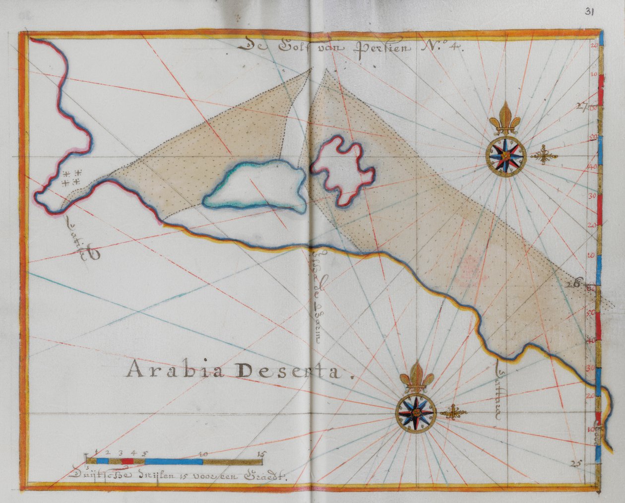 Arabien. Arabiska öknen. av Dutch School