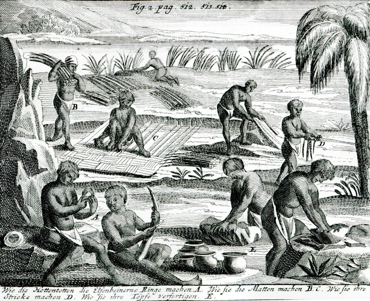 Hottentots av Dutch School