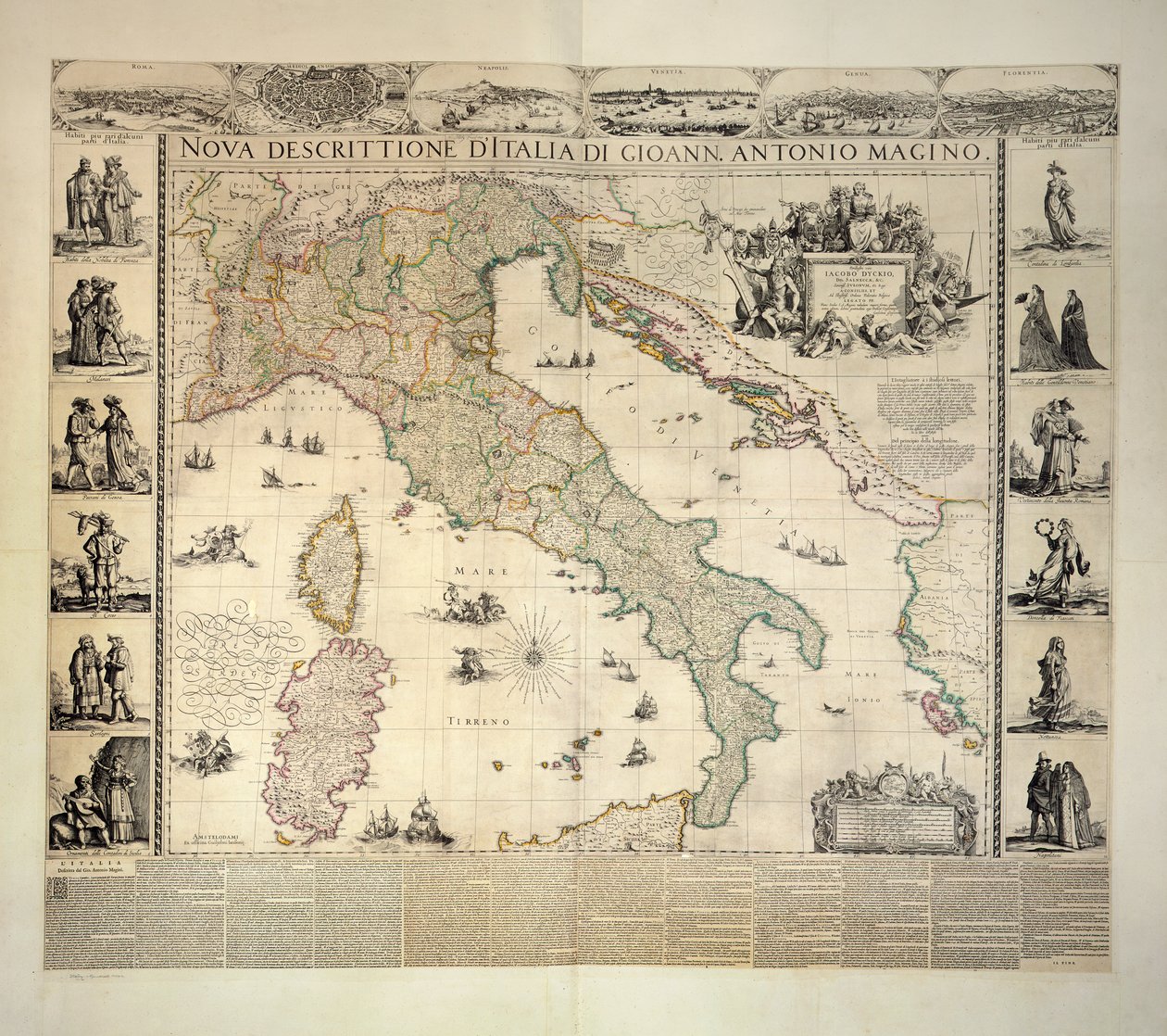 Italien, Klencke Atlas av Dutch School