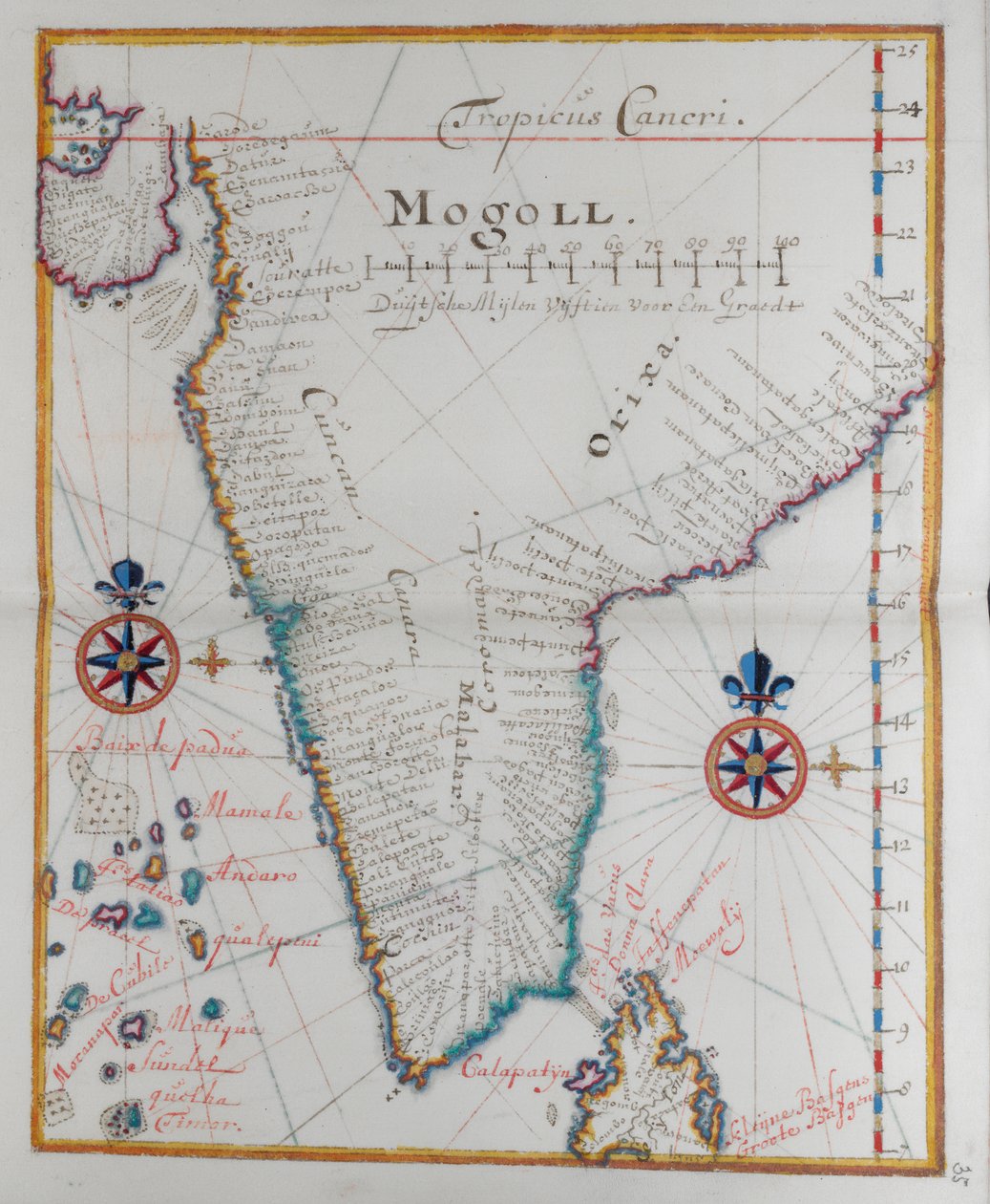 Södra Indien och sri lanka. av Dutch School