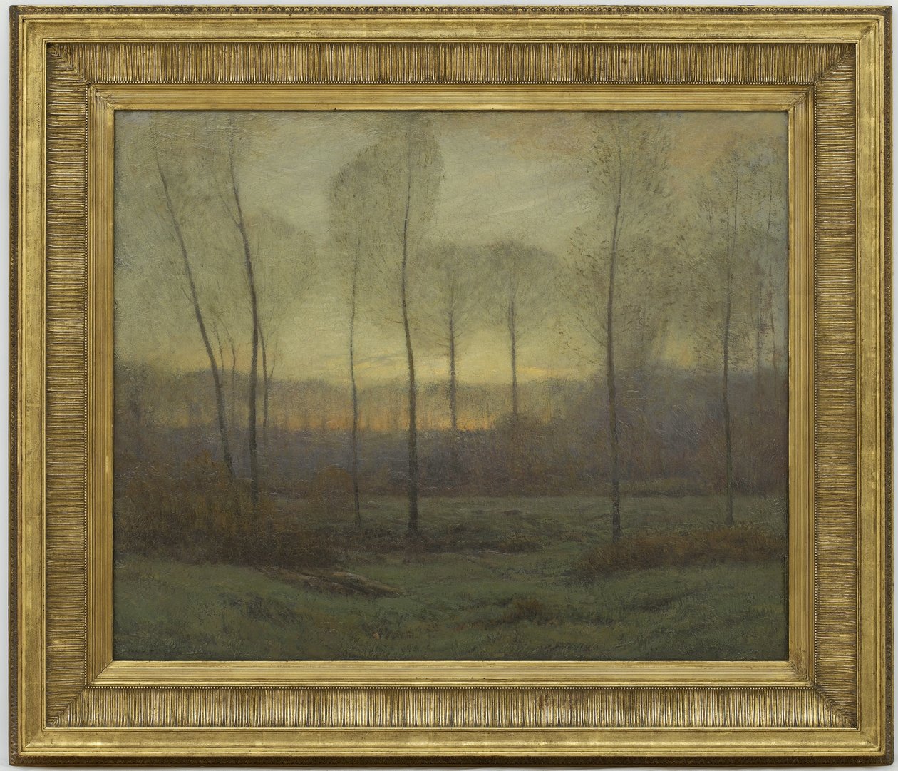 Skymning: Maj, 1904 (olja på träpanel) av Dwight William Tryon