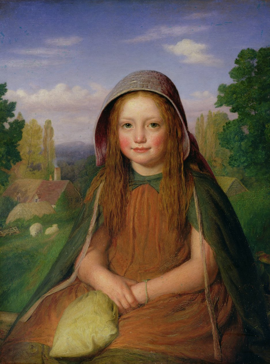 En flicka, 1861 av E.T. Davies