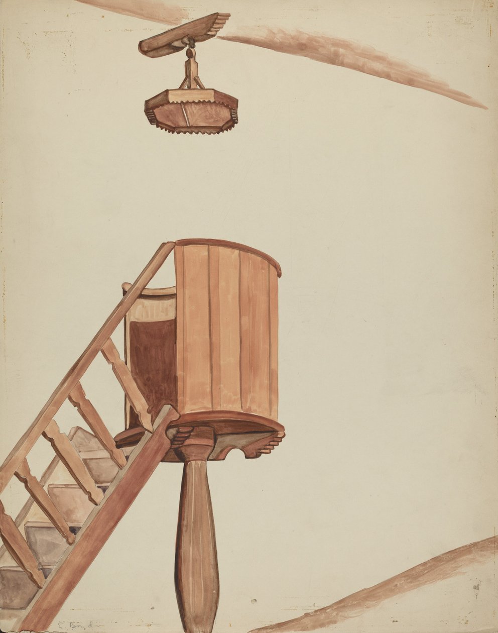 Predikstol, 19351942. av E. Boyd