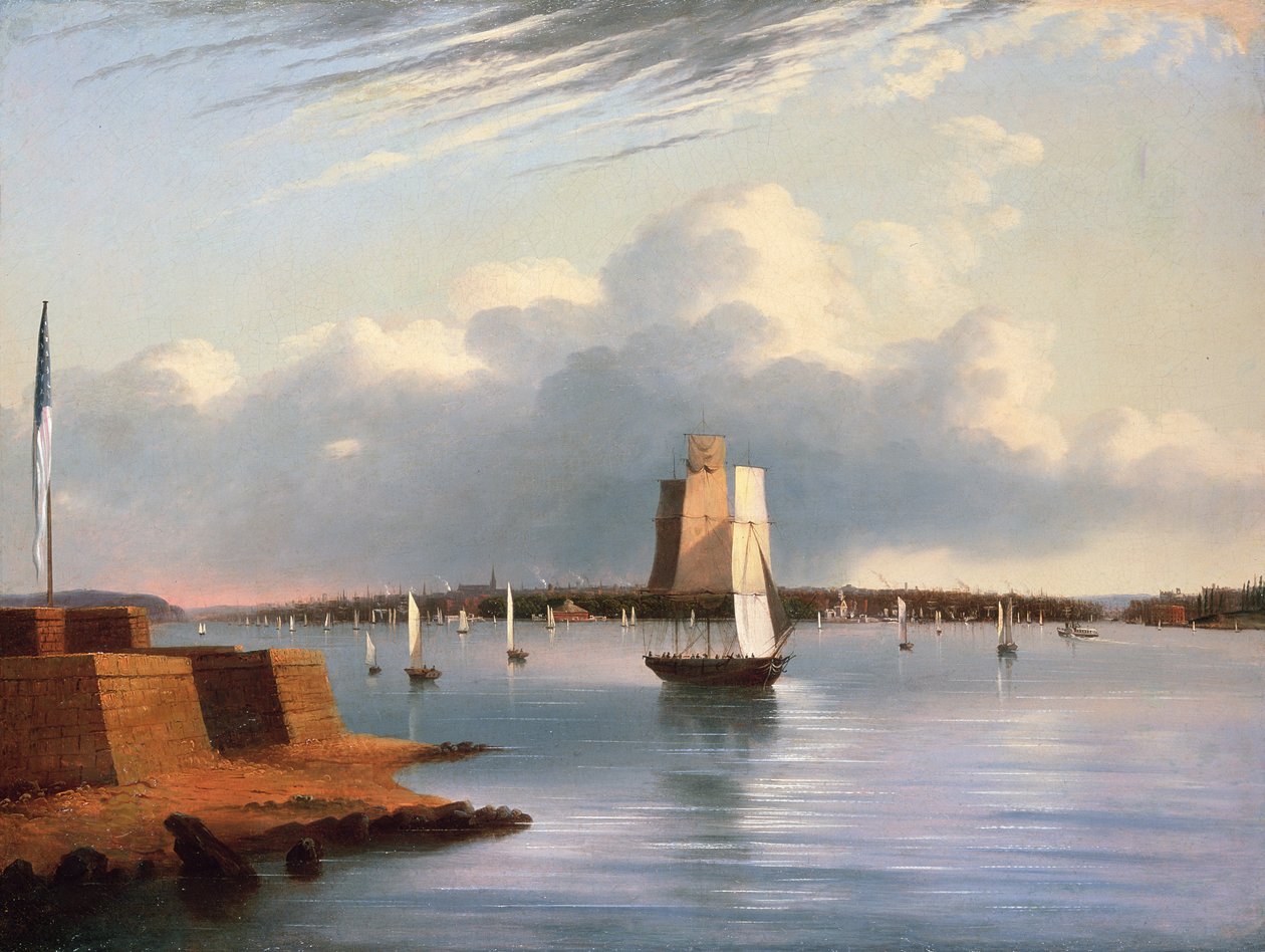 Baltimore Harbour, 1852 av E. G. Coates