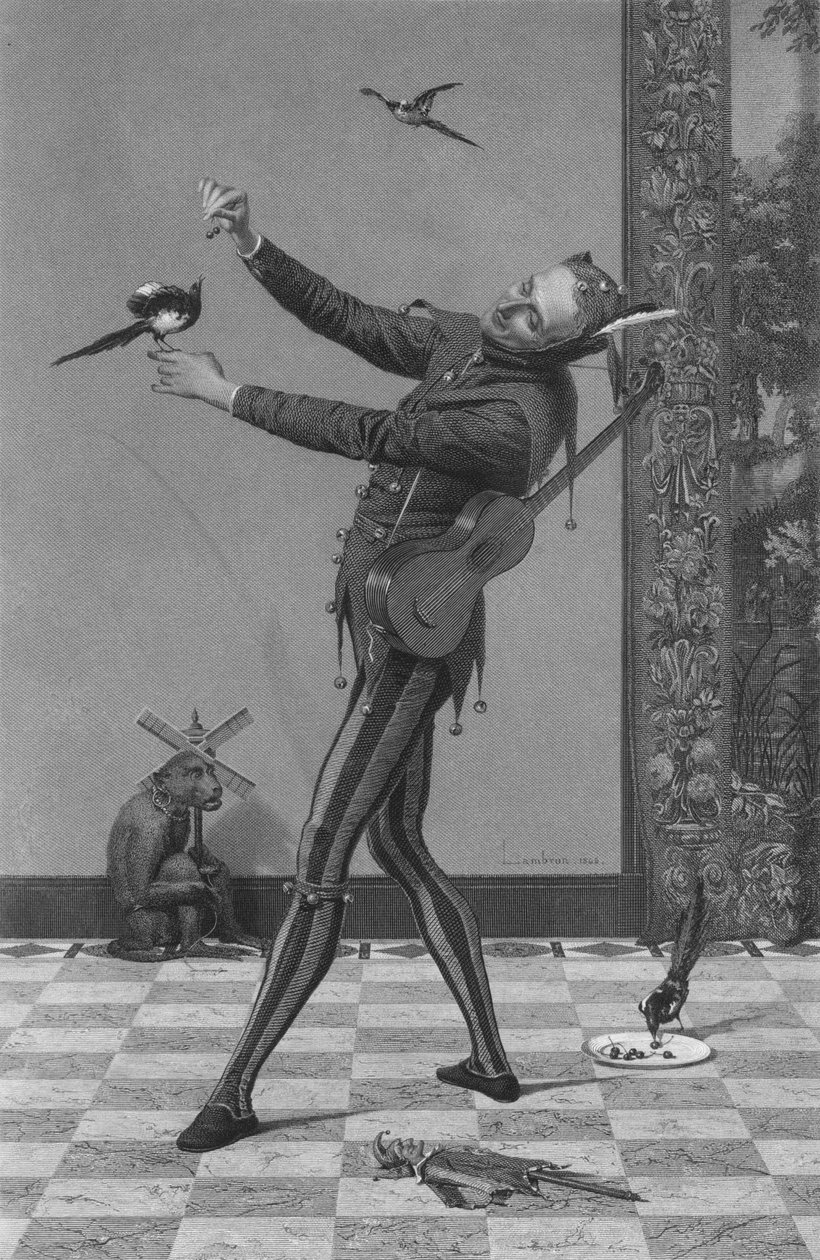 Gycklaren, 1869. av E. Mohn