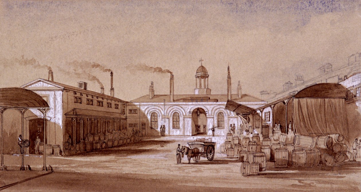 Albany Street, St Pancras, London, c1830 av E Noyce
