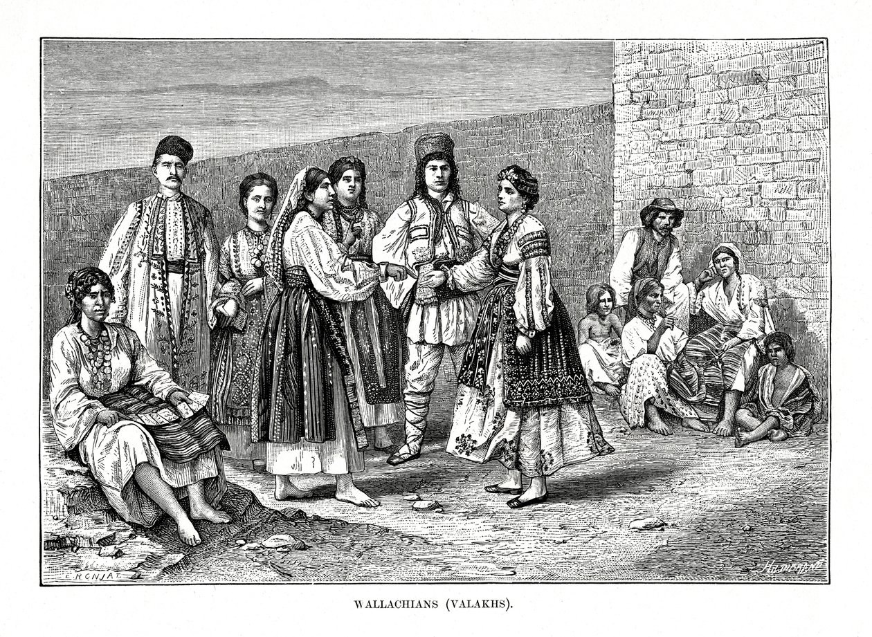 Valacherna, 1879. av Etienne Antoine Eugene Ronjat
