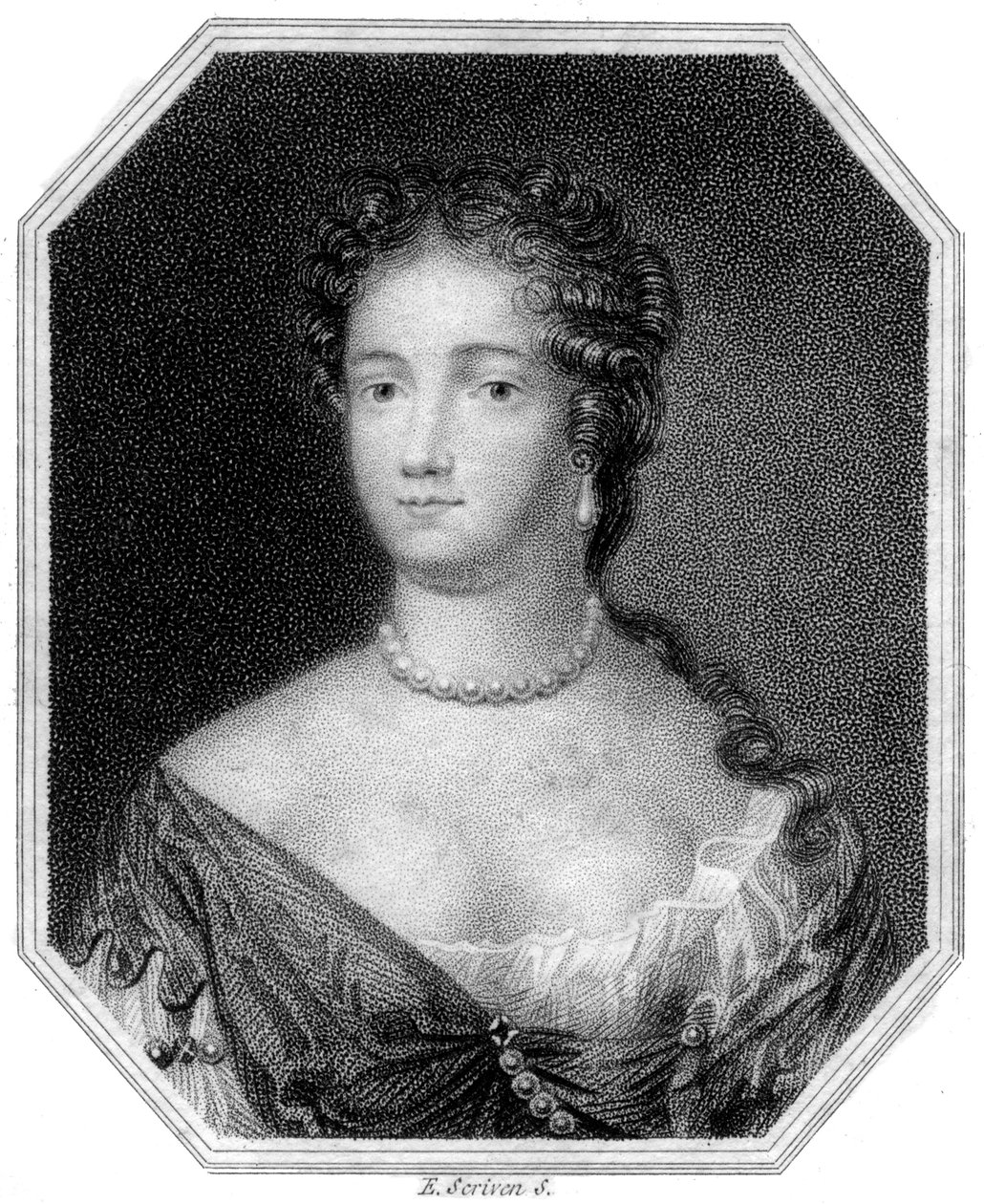 Lucy Barlow, annars Waters, 1810. av E. Scriven