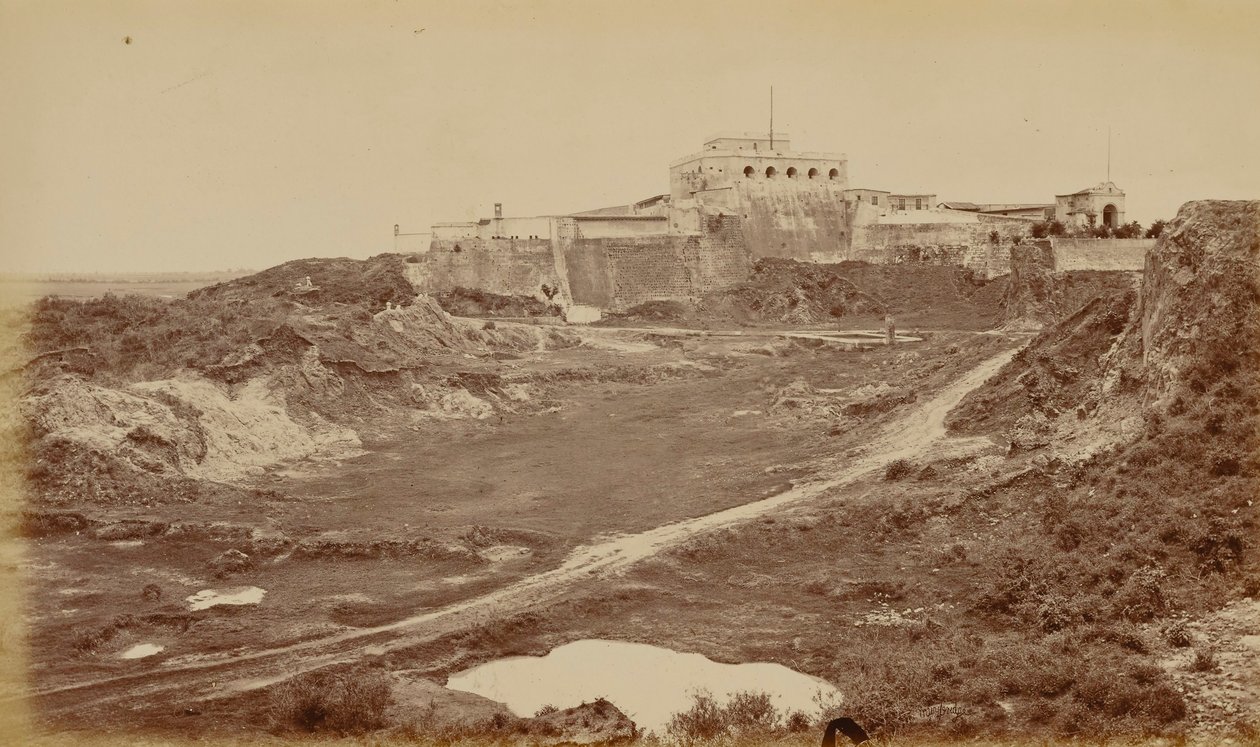 Slottet i San José, Guatemala av Eadweard Muybridge
