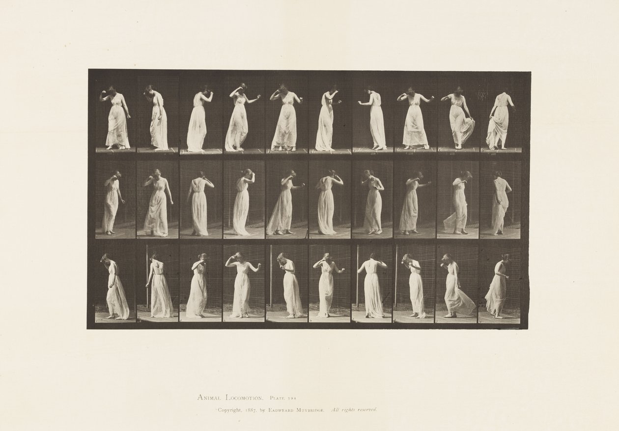 Tavla 194. Dans, 1885 av Eadweard Muybridge