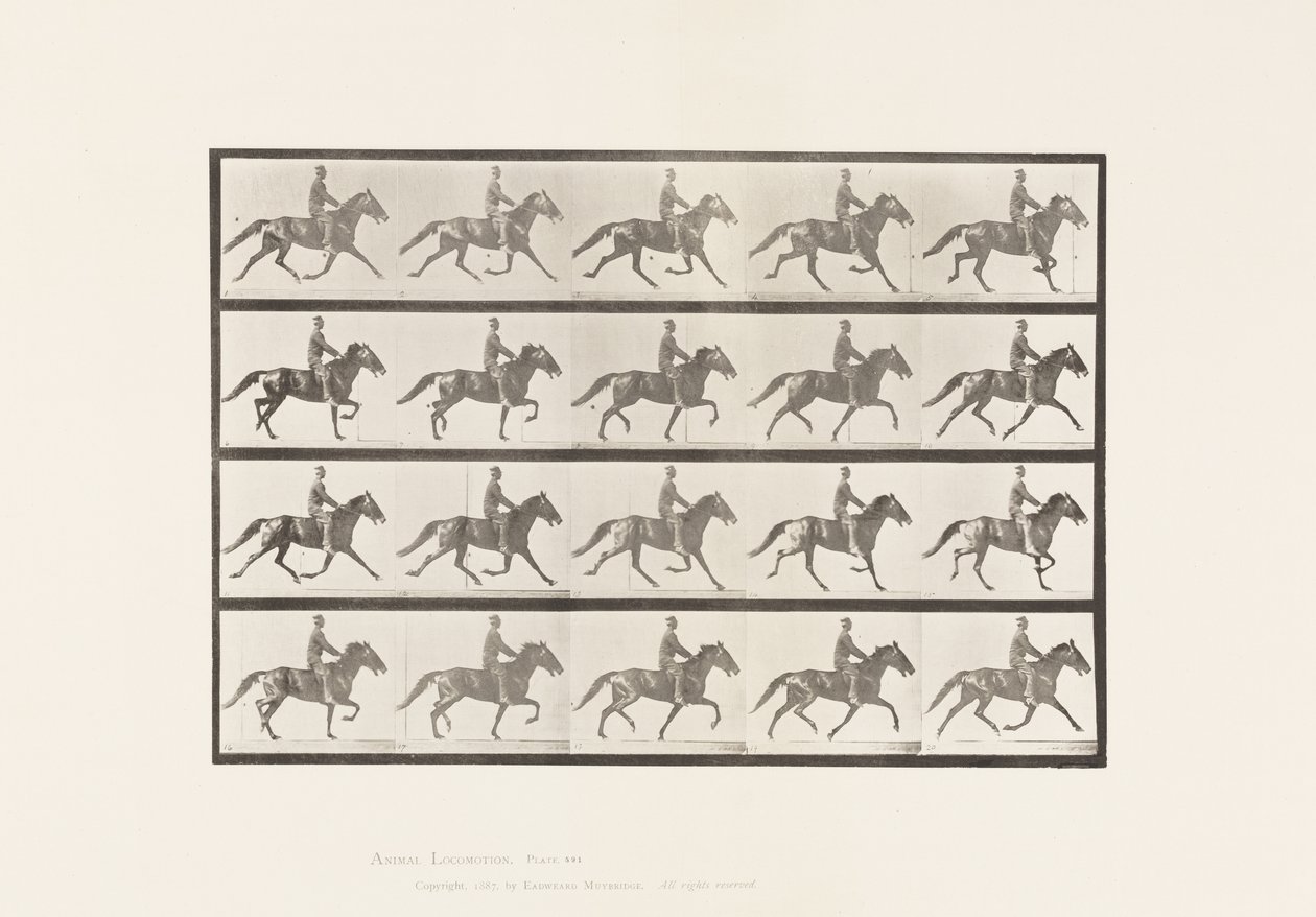 Plåt 591.Gungande av Eadweard Muybridge
