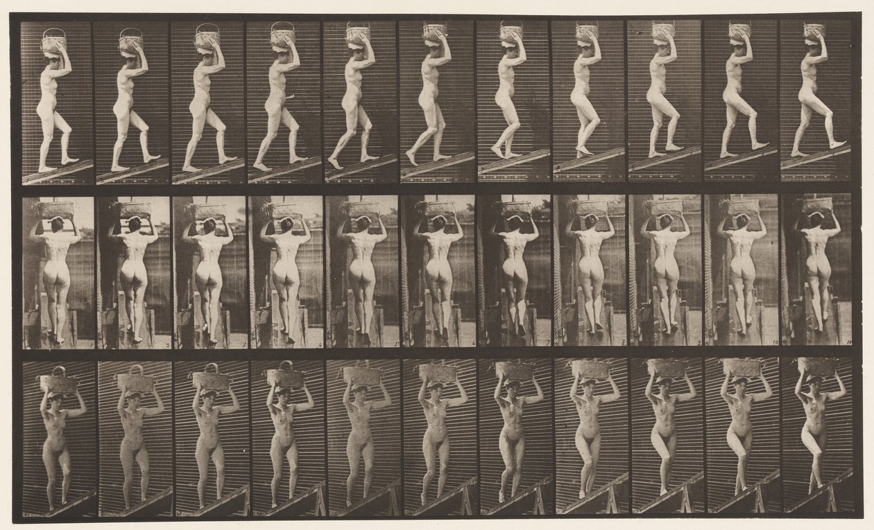 Plåt 80. Stigande lutning av Eadweard Muybridge