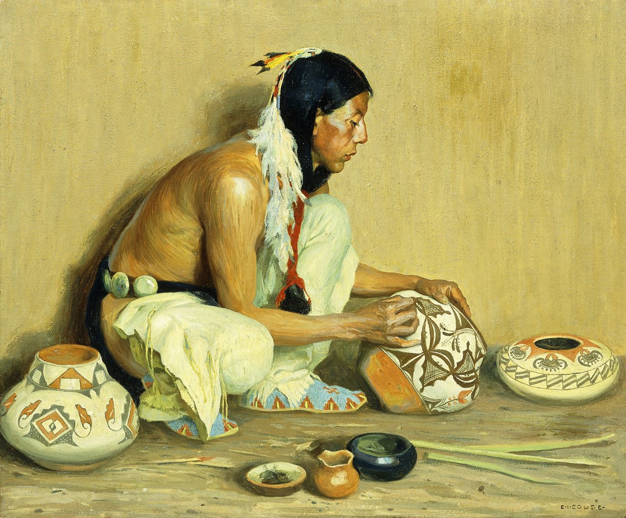 Keramikmakaren av Eanger Irving Couse