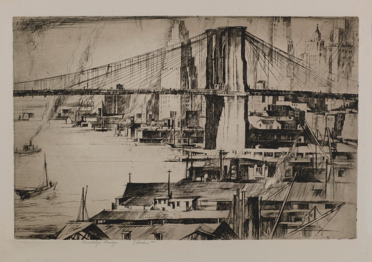 Brooklyn Bridge av Earl Horter