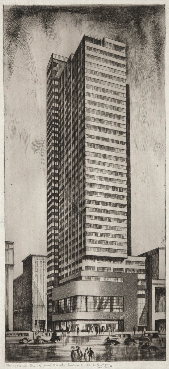 Philadelphia Savings Fund Society Building av Earl Horter