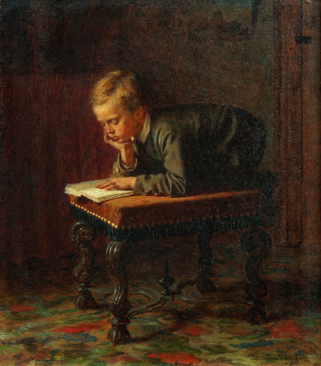 Läspojke av Eastman Johnson