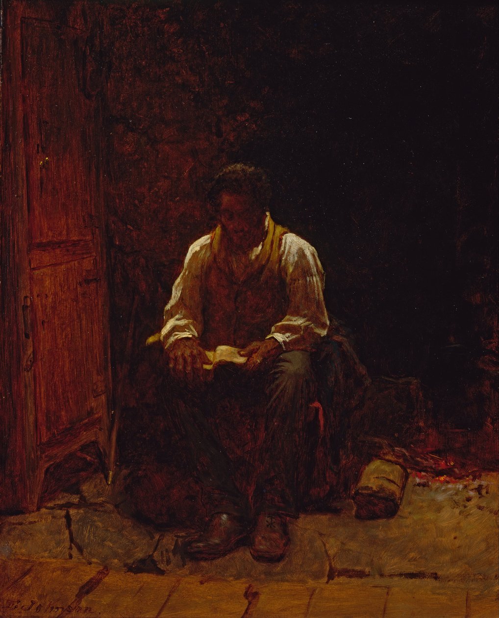 Herren är min herde av Eastman Johnson