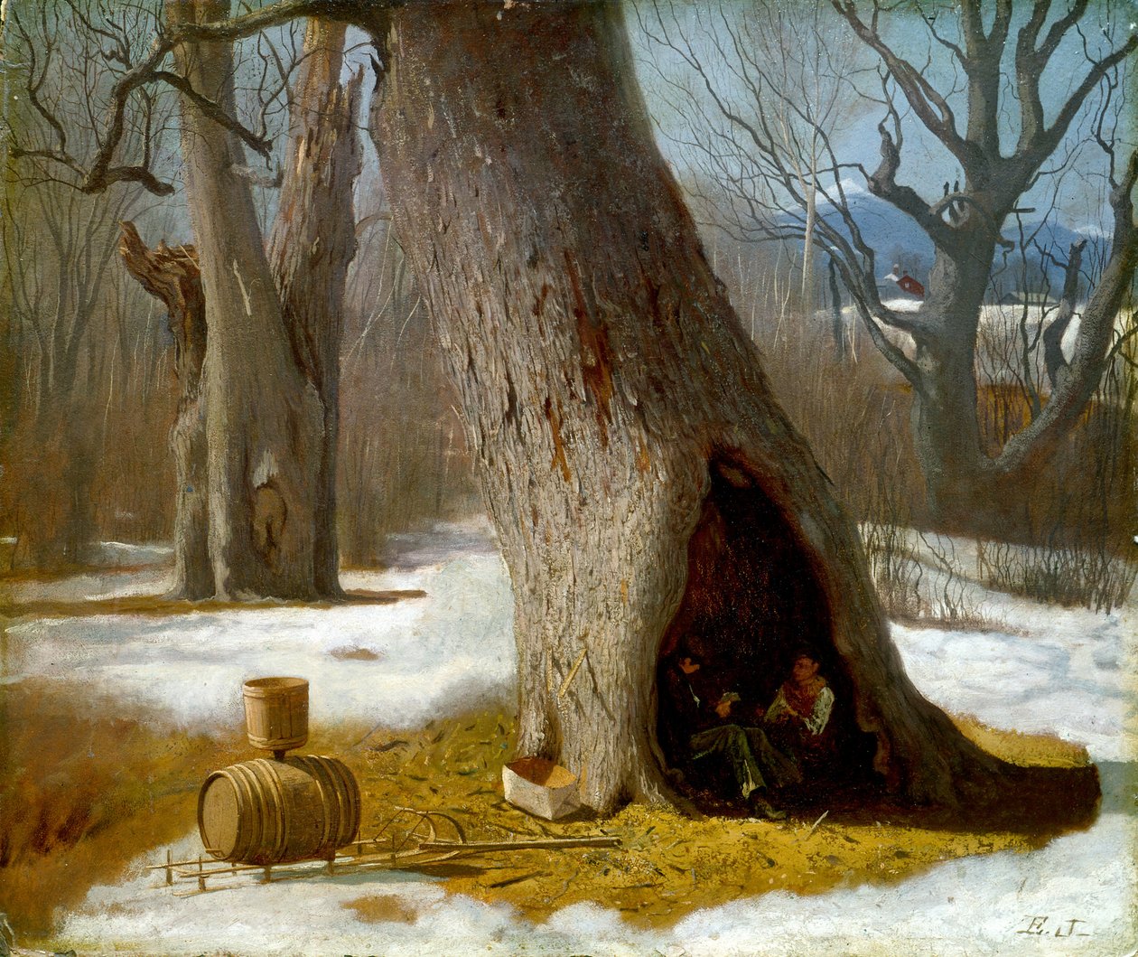 The Truants, ca 1870 (olja på akademitavlan) av Eastman Johnson