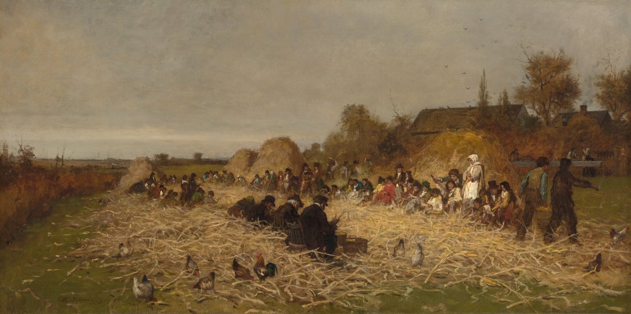Husking Bee, ön Nantucket, 1876. av Eastman Johnson