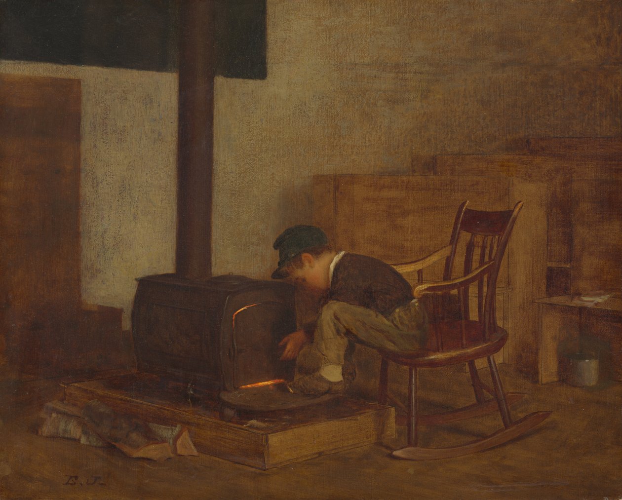 Den tidiga lärde av Eastman Johnson