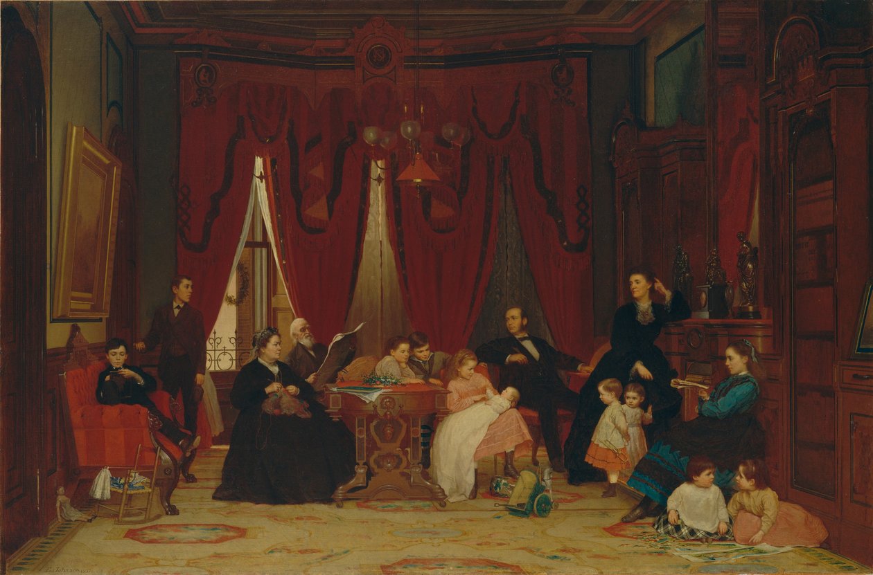 Familjen Hatch av Eastman Johnson