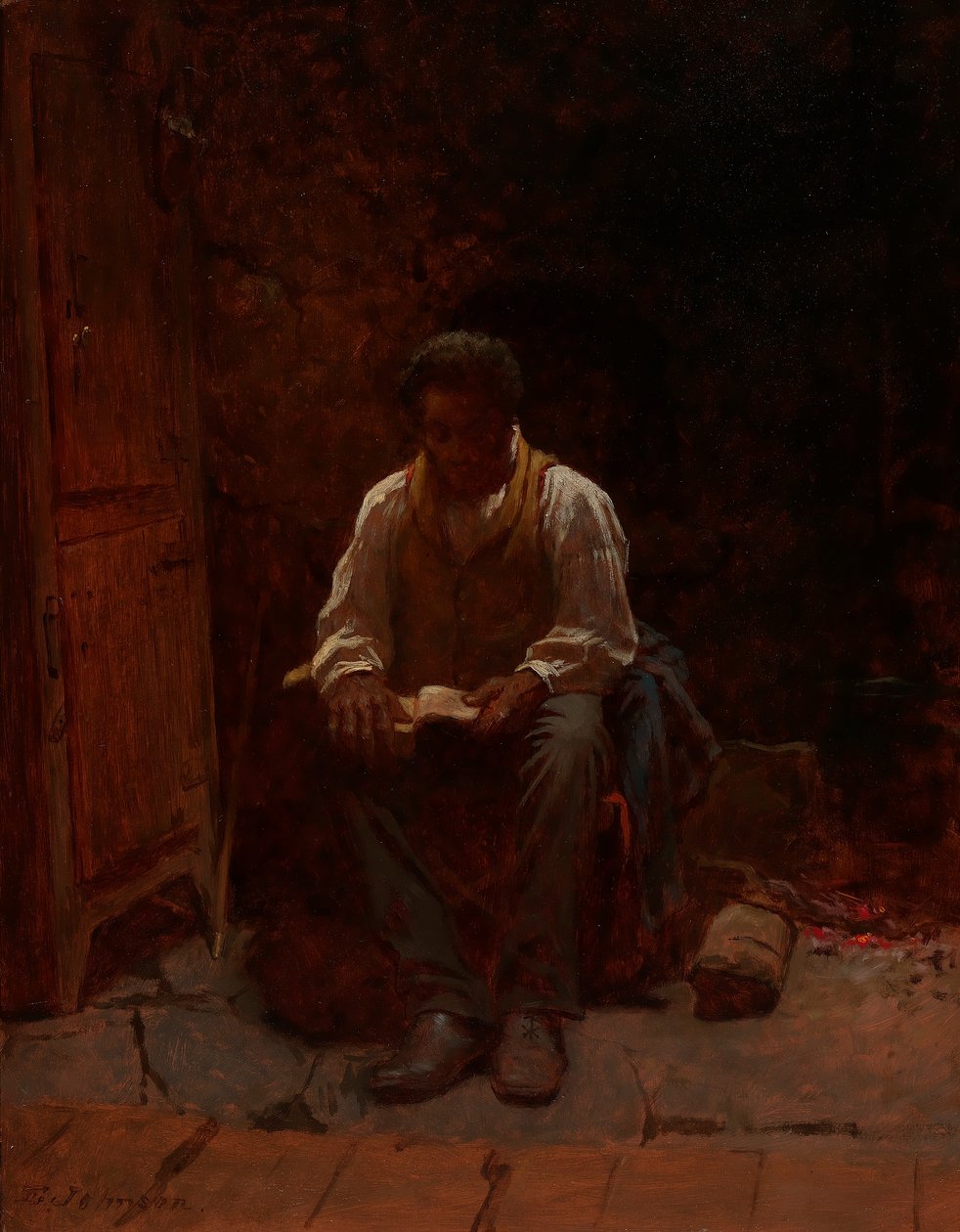 Herren är min herde av Eastman Johnson