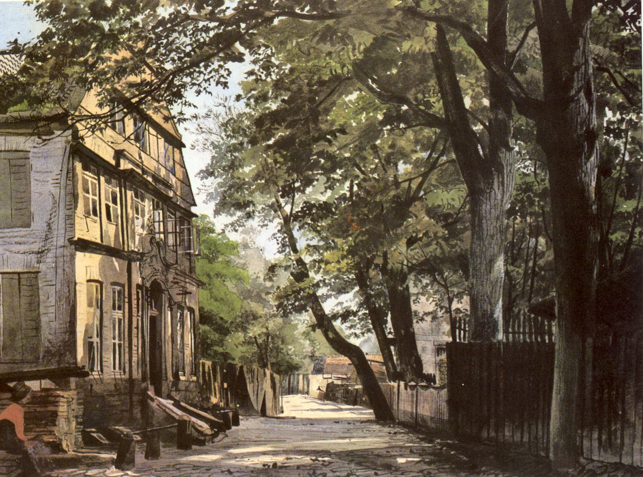  Haus Hamburg-Klostertor, Stadtdeich 9, Besitz des Kaufmanns Johann Christian Jauch senior.nThis is a photograph of an architectural monument.nIt is on the list of cultural monuments of Hamburg, no. 107nn av Ebba Tesdorpf