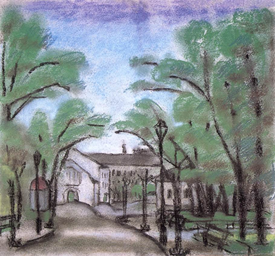 Walkway in the Park av Ede Bohacsek