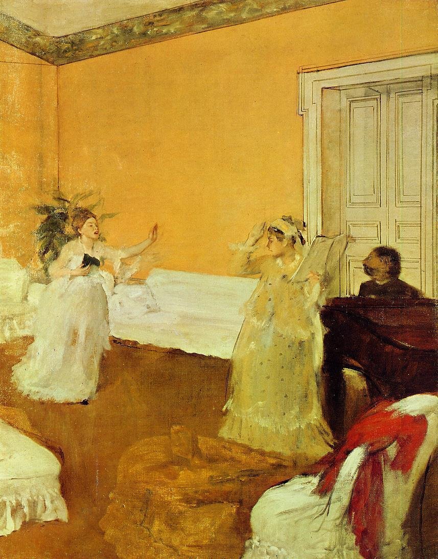  The Song Rehearsaln av Edgar Degas