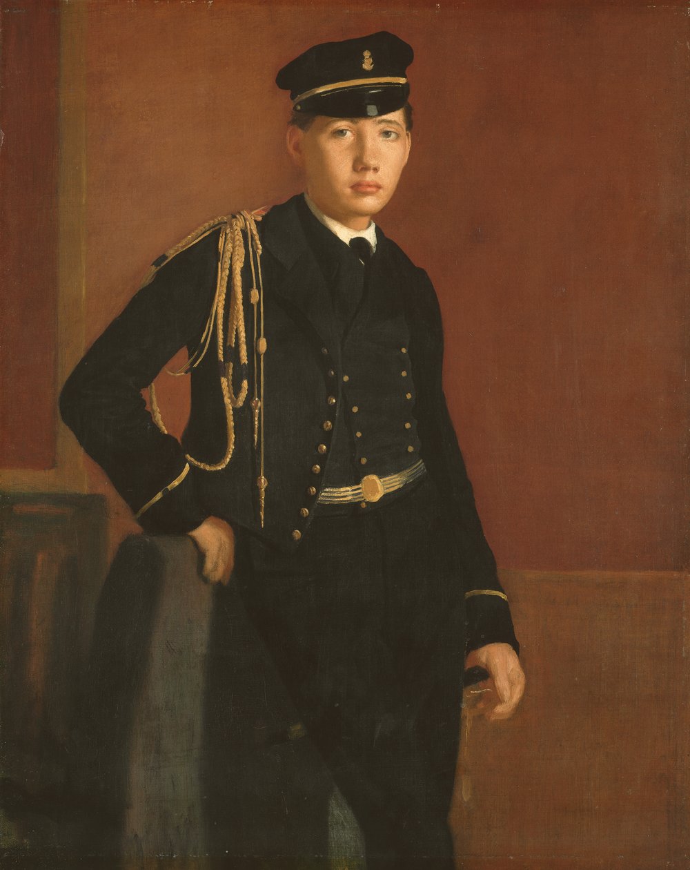 Achille De Gas i en kadetts uniform, 1856-7 av Edgar Degas