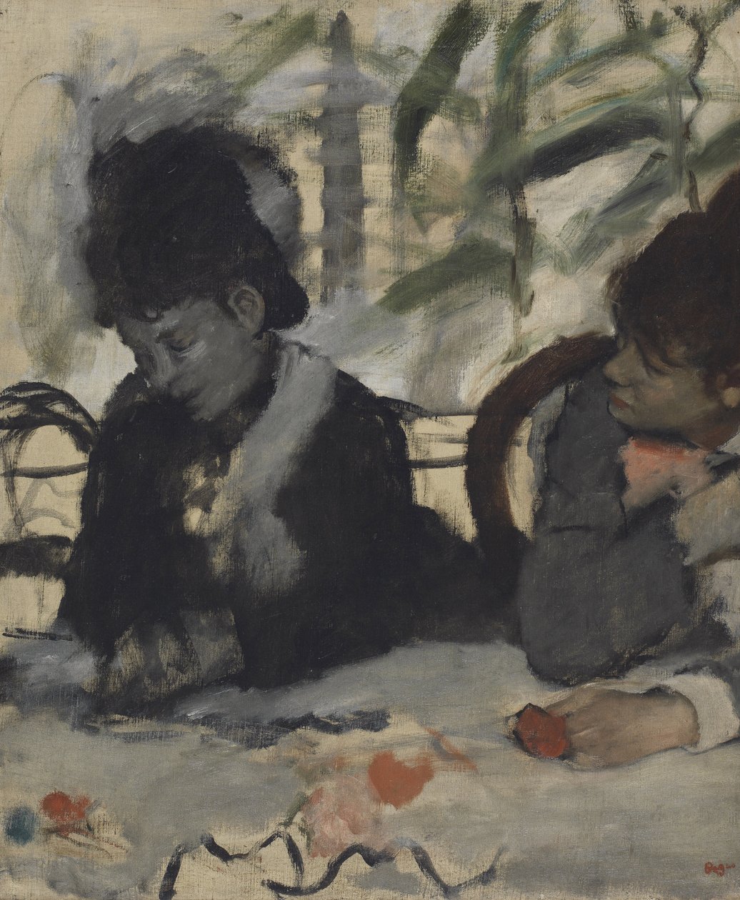 På kaféet, c.1875-7 av Edgar Degas