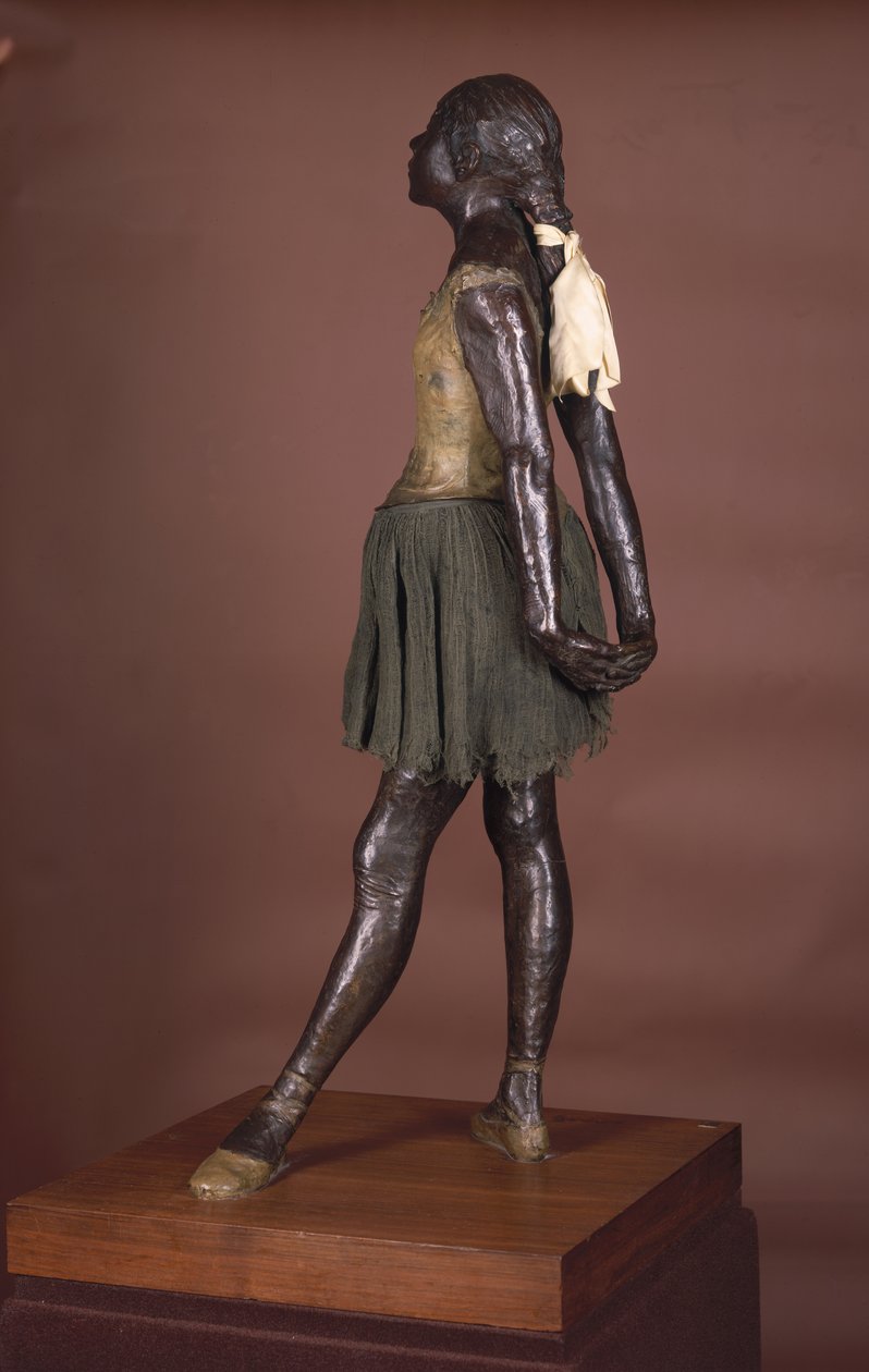Balettdansare, klädd (brons) av Edgar Degas
