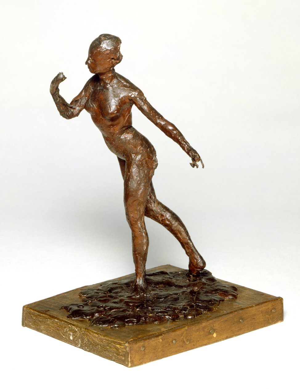 Dancer Bowing, ca 1895 (rött vax) av Edgar Degas