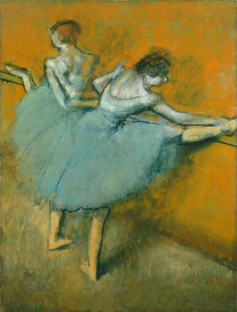 Dansare på Barre av Edgar Degas