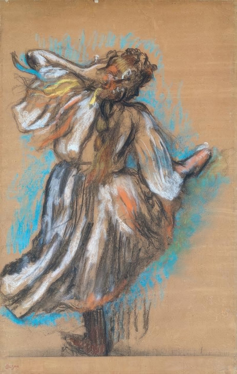 Rysk dansare av Edgar Degas