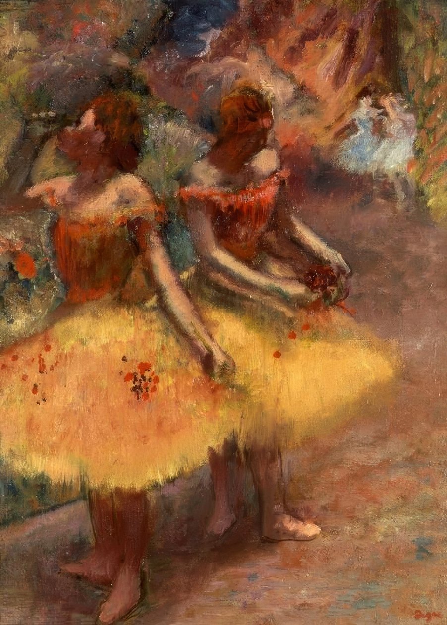 Två dansare av Edgar Degas