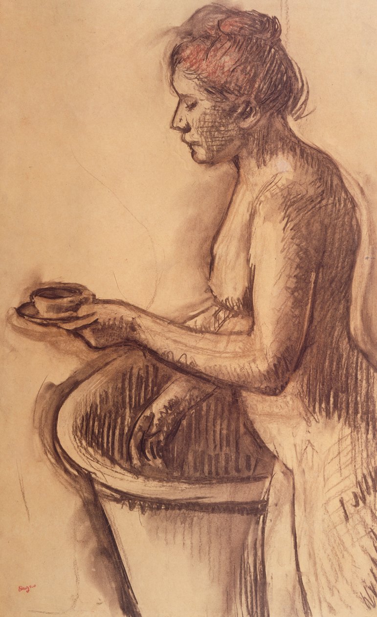 Naken kvinna av Edgar Degas