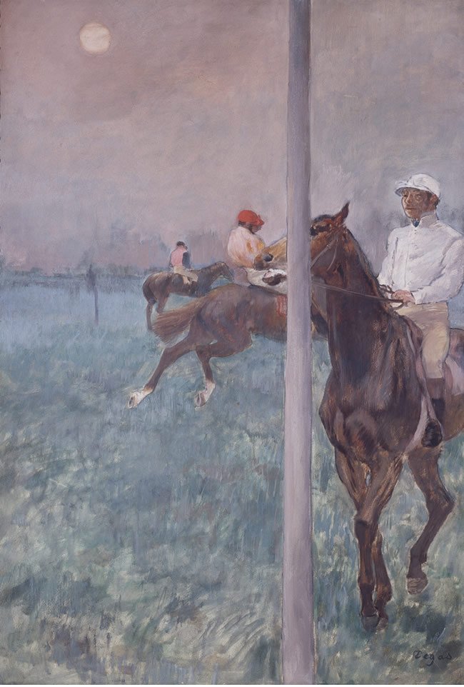 Jockeys Before the Race av Edgar Degas