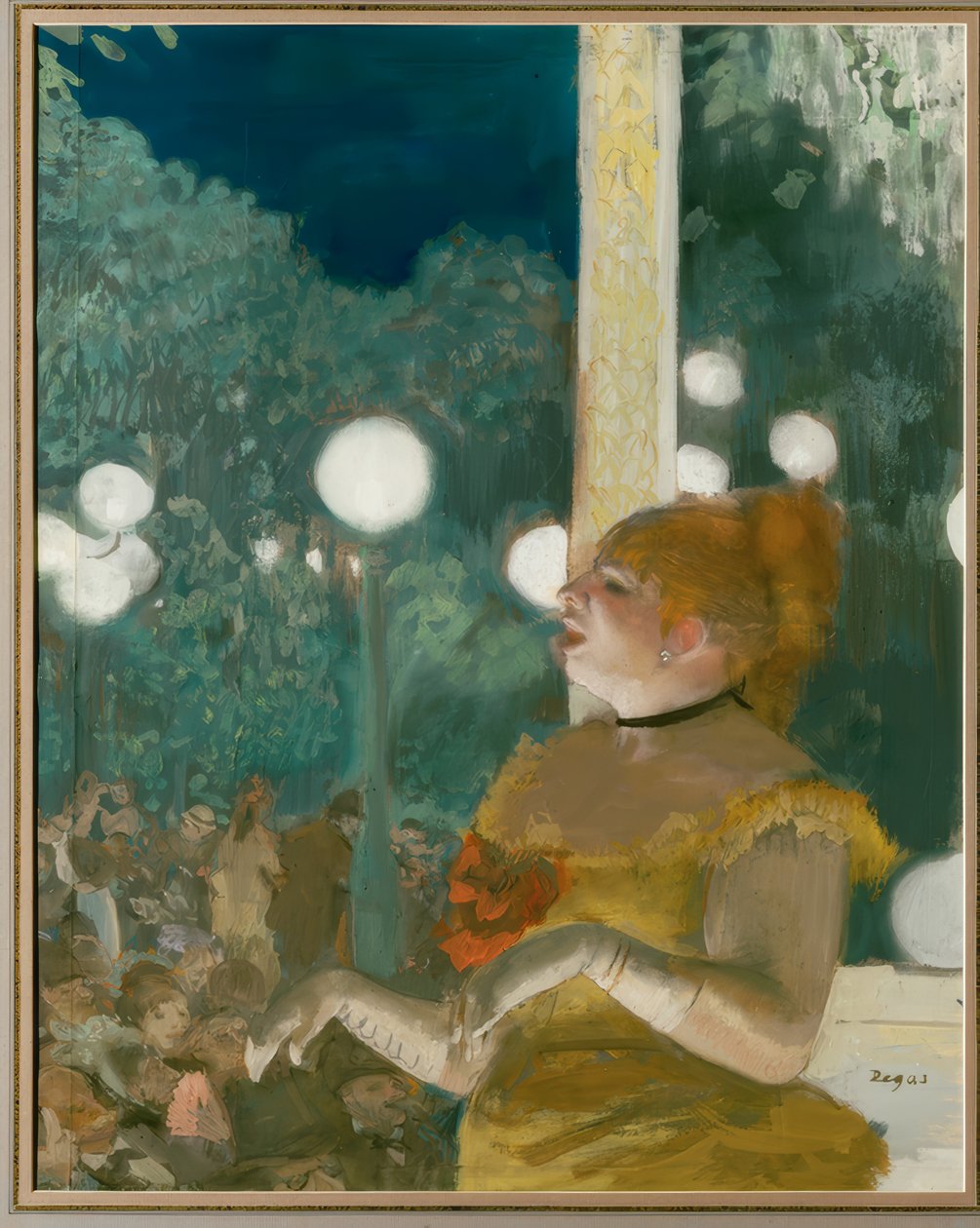 Hundens sång av Edgar Degas