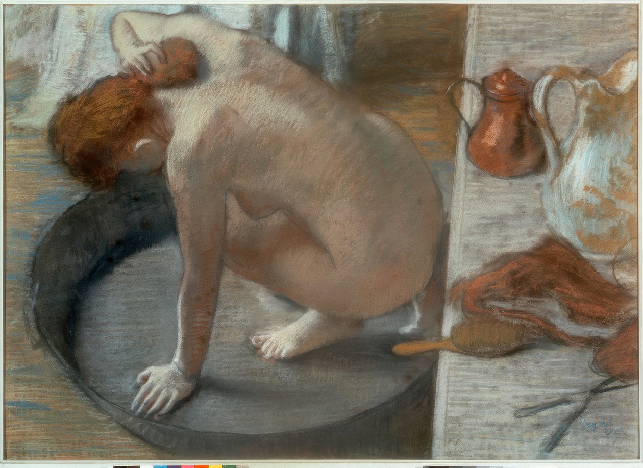 Badkaret av Edgar Degas