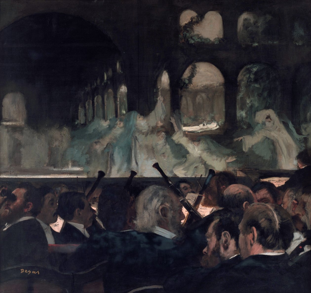 The Ballet Scene  av Edgar Degas