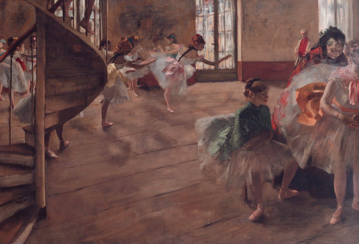 The Rehearsal av Edgar Degas
