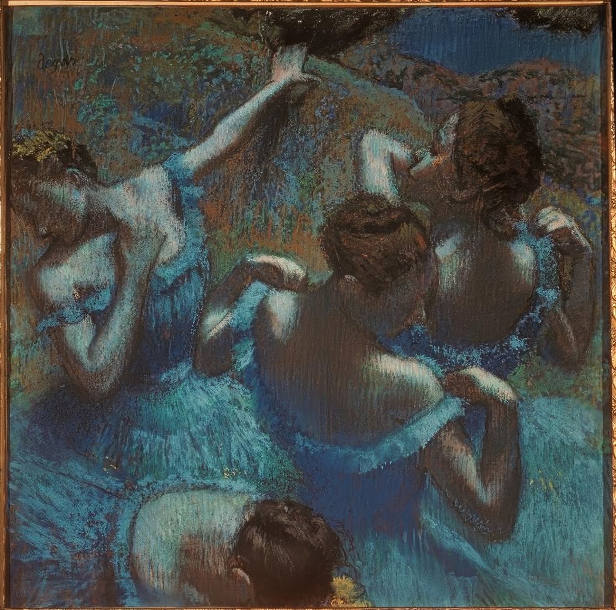 Dansare i blått av Edgar Degas
